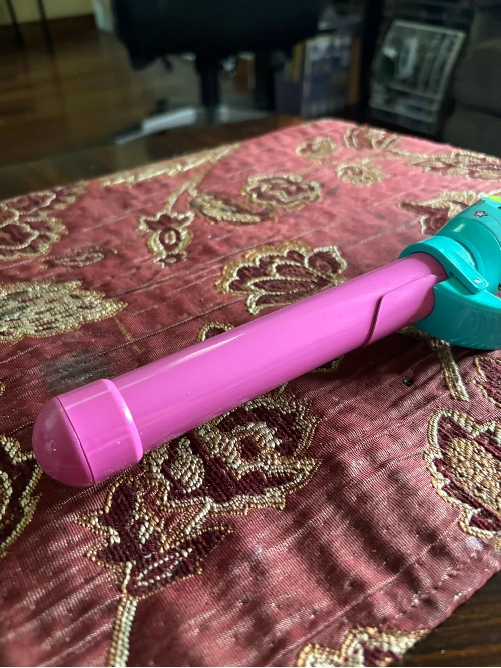 The Beachwaver Co. Turquoise & Pink Curling Wand